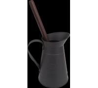 Scopino casa Redecker caraffa in metallo per WC con scopino, nero NEW