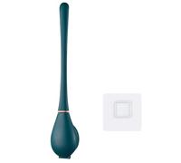 Scopino e Supporto per Toilette in Silicone, Set di Spazzola con Base e Adesivo per WC da Parete, Scopettino per Bagno di Casa