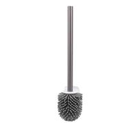 Scopino e Supporto per WC, Scopino e Supporto per WC a Parete con Manico Lungo in Lega di Alluminio, Kit Spazzola per Pulizia Bagno Scrubber per WC