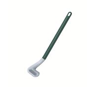 Scopino for WC Golf for uso domestico, scopino for WC in gomma morbida con manico lungo, spazzola for la pulizia a parete, anti-foratura(Green)
