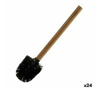 Scopino per il Bagno Berilo BAMBOO BLACK Marrone Nero Bambù 8 x 35,5 x 8 cm [