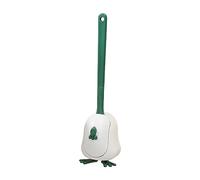 Scopino per in silicone montato a parete e detergente per bagno verticale con manico lungo Design con piedi pulcino durevole Scopino per durevole