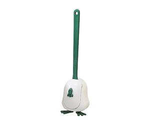 Scopino per in silicone montato a parete e detergente per bagno verticale con manico lungo Design con piedi pulcino durevole Scopino per durevole