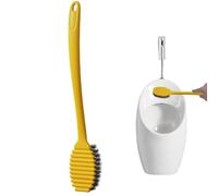 Scopino per WC con manico lungo, scopino per WC pieghevole,Spazzola per pulizia pieghevole con manico lungo | di pulizia senza vicolo cieco per pareti piastrellate, lavandini, vasca da bagno, lavabo,