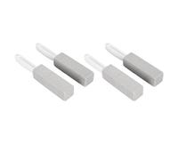 Scopino per WC in pietra pomice, 4 pezzi, manico lungo, efficace rimozione delle macchie, durevole e sicuro, per lavelli da bagno, vasche da bagno, WC