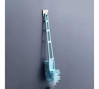 Scopino per WC in plastica dal design cavo, le spazzole su entrambi i lati possono pulire efficacemente tutti gli angoli morti del bagno