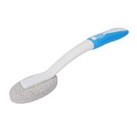 Scopino per WC in pomice, per rimuovere l'acqua dura per la pulizia degli anelli del WC, spazzola con manico extra lungo con abrasivo, spazzola per la pulizia della pietra pomice, Predefinito