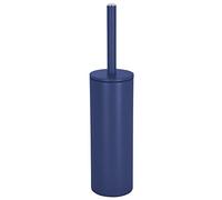 Spirella Scopino WC Akira – Supporto in acciaio inox, Testina intercambiabile, Blu scuro opaco