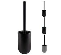 Scopino per WC Spirella con supporto in ceramica JARO Nero