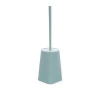 Scopino per WC Verde Acqua, setole Nere, in plastica Resistente ed infrangibile, Morbido al Tatto, Linea Tender