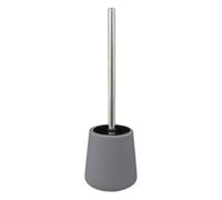 Scopino WC con supporto in ceramica, colore: grigio ciottolo - Five
