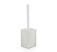 Scopino WC d'appoggio con ciuffo in setole linea Rainbow Gedy RA33 Bianco