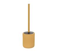 Scopino wc giallo in ceramica soft touch con setole nere Spring