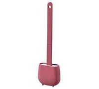 Scopino WC in silicone , spazzola per WC e supporti, anti-goccia, antibatterica, spazzolina per WC ventilata, asciugatura rapida senza odore, scopa per WC montaggio a parete/pavimento, bagno e