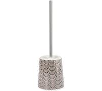 Scopino WC MSV con supporto in ceramica BENTO Cioccolato