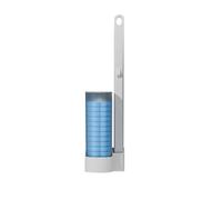 Scopino WC salvaspazio - Set di scopino WC compatto e igienico | Scopino WC con manico lungo, set di scopini per WC regolabili ergonomici