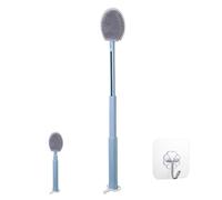 Scopino WC Silicone, Spazzolone WC Bagno, Scopino Bagno Autopulente Piatto,Montaggio a Parete, Set di Scopettino