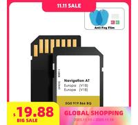 Scopri la navigazione multimediale MIB1 per VW AT Map UK GB Europa Irlanda Sat Nav Scheda SD V18 Consegna di un giorno