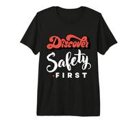 Scopri la Sicurezza Prima di Tutto | Idee Regalo per la Campagna Safety Day Maglietta Premium
