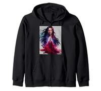 Scopri la Tua Forza interiore: Un Ritratto di Meditazione Felpa con Cappuccio