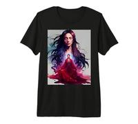 Scopri la Tua Forza interiore: Un Ritratto di Meditazione Maglietta Premium