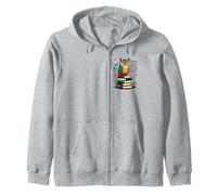 Scopri Una Storia: Gufo sui Libri Felpa con Cappuccio