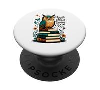Scopri una storia: Gufo sui libri PopSockets PopGrip Adesivo