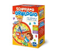 Scopriamo l’orologio - BE HAPPY RAFFAELLO EDITORE - LIBRO REGALO NATALE