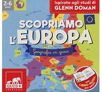 Scopriamo l'Europa. Geografia in gioco. Ispirato agli studi Glenn Doman. Con 80 carte. Con poster
