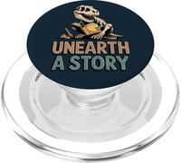 Scoprire una storia T-Rex Leggere un libro PopSockets PopGrip per MagSafe