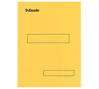 Scor Esselte - Set da 100 cartelline a sospensione per schedari, 160 g, a 2 alette, colore: Giallo