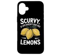 Scorbuto se la vita non ti dà limoni frutta divertente Custodia per iPhone 16 Plus