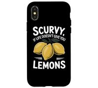 Scorbuto se la vita non ti dà limoni frutta divertente Custodia per iPhone X/XS