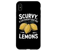 Scorbuto se la vita non ti dà limoni frutta divertente Custodia per iPhone XS Max