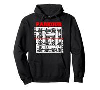 Scorciatoia Urban Parcour Parkour Freerunner dall'inizio alla fine Felpa con Cappuccio