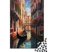 Scorcio di canale a Venezia Jigsaw Puzzle 70x50cm/1000pcs Adulti Architettura italiana Puzzle Gioco EduGattoivo Decorazioni Per La Casa