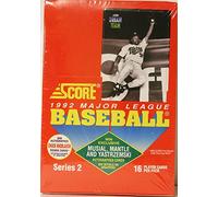 Score 1992 Major League Baseball Cards Series 2