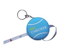 Scoring Right Net Checker - Nastro di misurazione dell'altezza e Portachiavi (Blu)