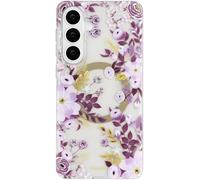 SCORPIFY Custodia compatibile con Samsung Galaxy S20 Ultra [compatibile con MagSafe] per design floreale viola Nemophila, graziosa custodia magnetica trasparente per telefono per donne e ragazze