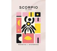 Scorpio AF Coffee Table Book: The As Fuck series blends art and function. Each piece reflects the essence of its sign - simple, intentional, and made to live beautifully in your space.