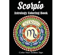 Scorpio Astrology Coloring Book (Tascabile)