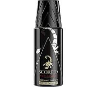Scorpio - Deodorante da uomo, nero assoluto, nebulizzatore, 150 ml