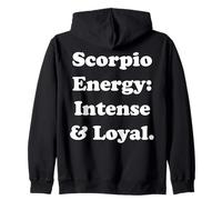 Scorpio Energy: Intense & Loyal Felpa con Cappuccio