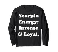 Scorpio Energy: Intense & Loyal Maglia a Manica