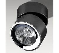 SCORPIO NERO/CROMO NT PLAFONIERA LED 10W WW 3000K AZ2952