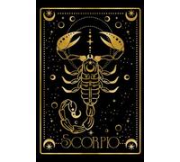 Scorpio notebook - blank page journal - 6 x 9 inch: Manifestation, gratitude, affirmations, food log, to-do list