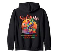 Scorpio The Enigma Everyone Wants to Solve Felpa con Cappuccio