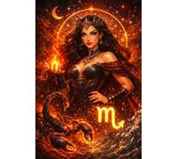 Scorpio Zodiac Goddess Notebook: Astrology Journal for Women - Celestial Horoscope Gift, Spiritual Writing Journal, Birthday Gift for Scorpio