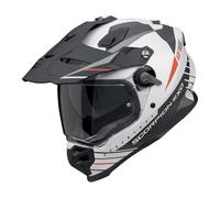 SCORPION ADF-9000 AIR FEAT Bianco opaco-Nero-Rosso M