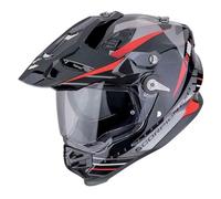 SCORPION ADF-9000 AIR FEAT Nero-Argento-Rosso M